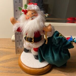 Annalee Santa with toy bag. NWT 2002.